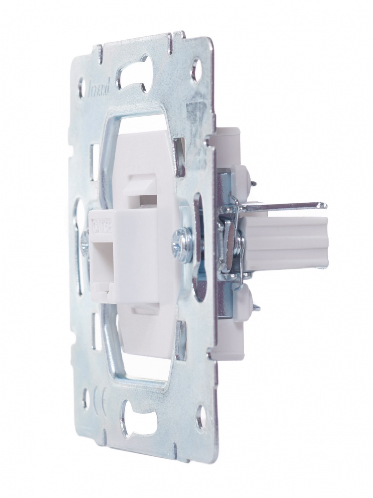 Розетка компьютерная 1 Lezard Vesna IP20 белый 742-0288-139