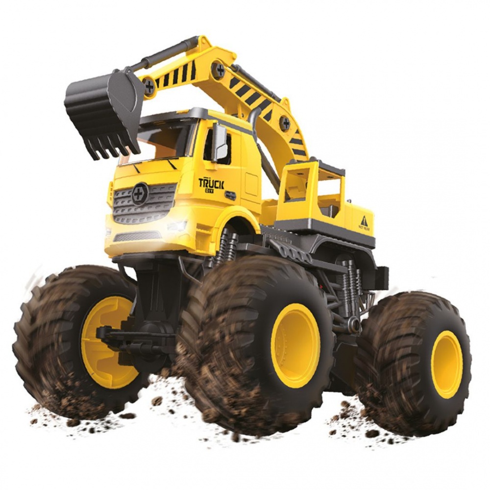 Игрушка на радиоуправлении OTAMANKO Автоконструктор BIGFOOT Вездеход Экскаватор 532.02.81