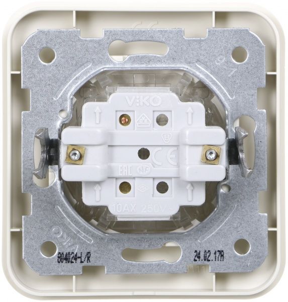 Кнопка автоматического дверного замка кнопочный одноклавишный Viko Rollina без подсветки 10 А 250В кремовый 90421006