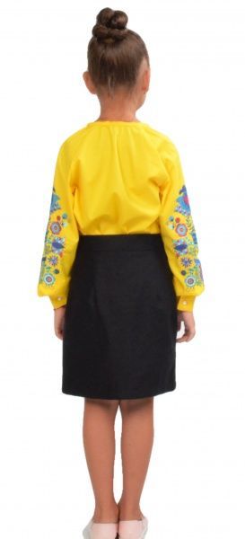 Вишиванка дитяча Едельвіка р.134 жовтий 106-19/09 