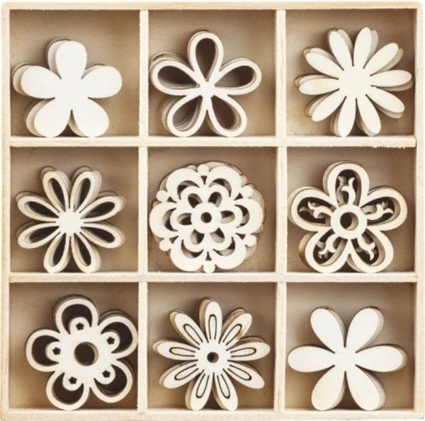 Набор заготовок Цветы 10,5x10,5 см 45 шт. Knorr Prandell 