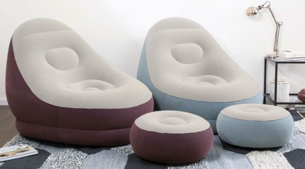 Крісло надувне Bestway Comfort cruiser 122х81 см в асортименті