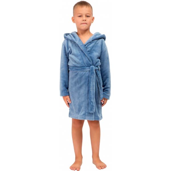 Халат детский для мальчика Roksana Ушки №0051/90059 р.98-104 джинс