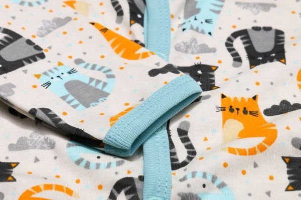 Комбинезон Bambinelli Котики р.86 бежевый с принтом 