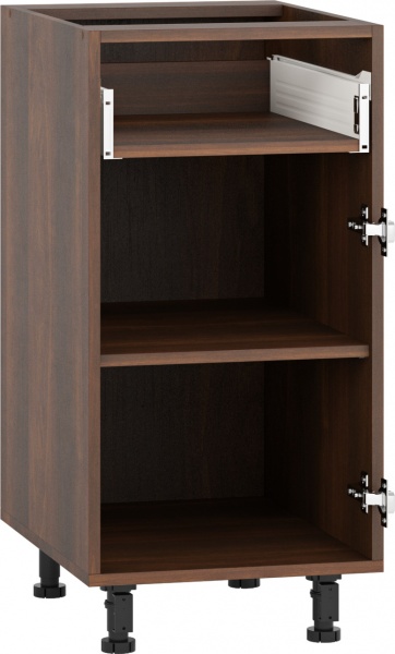 Тумба нижня з метабоксом 400x820x522 мм горіх темний 