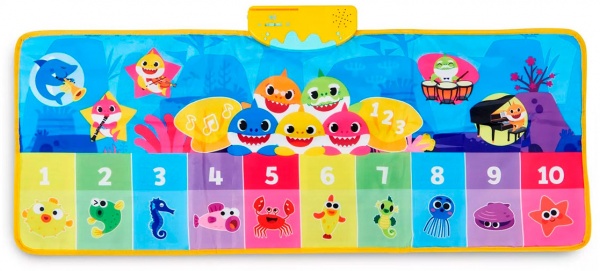 Игровой центр BABY SHARK коврик-пианино Прыгай и пой