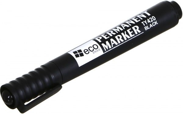 Маркер перманентный EGO EAGLE 1.5 мм TY420-BLACK черный 