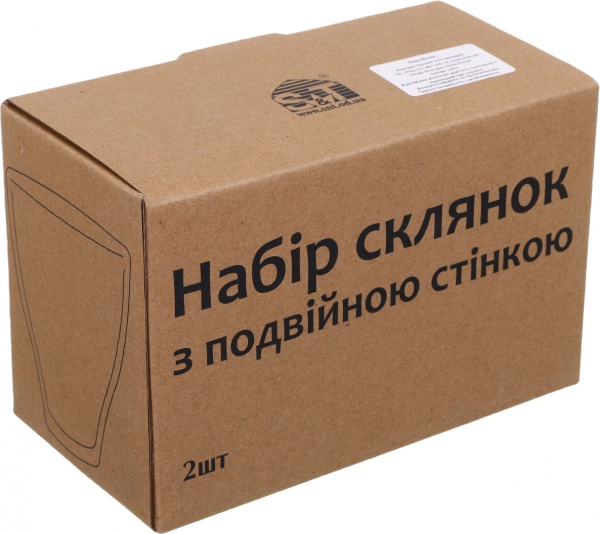 Набор стаканов с двойной стенкой 202-41 280 мл 