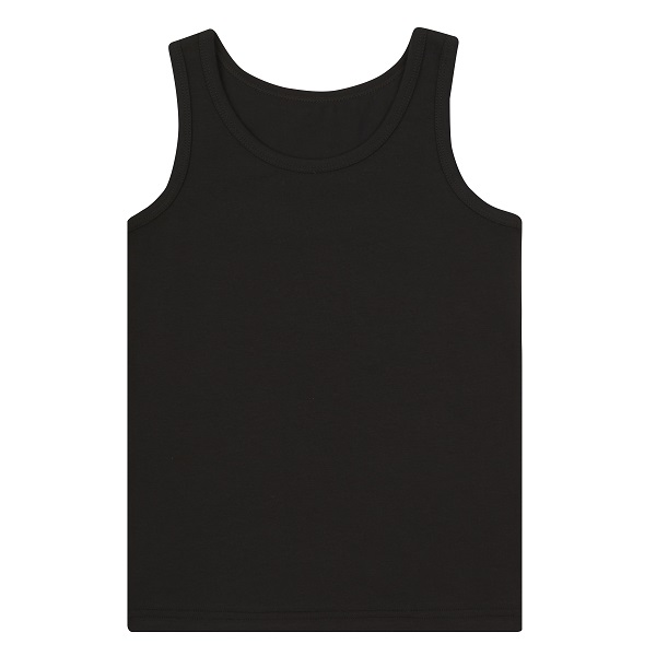 Майка для мальчиков Bibo р.146 классический черный 44030 