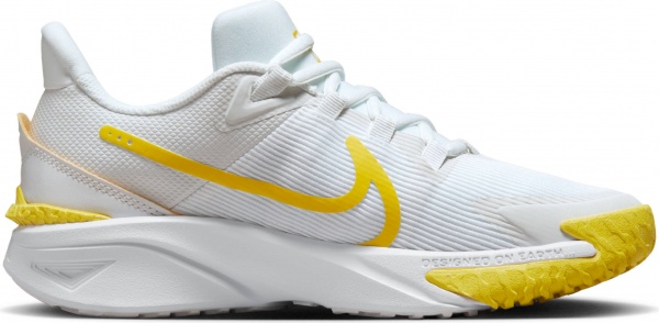 Кроссовки Nike NIKE STAR RUNNER 4 NN (GS) DX7615-101 р.38 белый