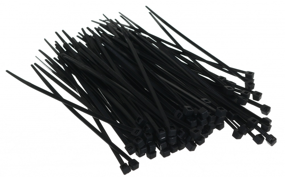 Стяжка для кабелю HausMark 2,5х100 мм 100 шт. чорний