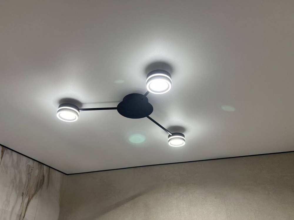 Люстра стельова Светкомплект G NURE 3xGX53 чорний