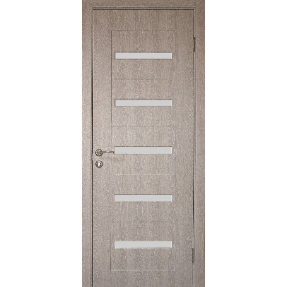 Дверное полотно Неман Персей 2 Дуб грей ПО 600 мм