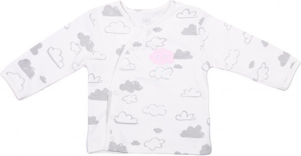 Кофточка детская Фламинго Облака р.68 серый с молочным 505-222-14 