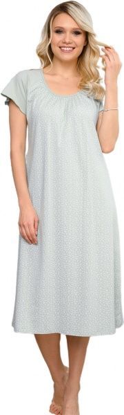 Нічна сорочка Roksana Kamelia 897/16131 р. 3XL ментолово-білий 