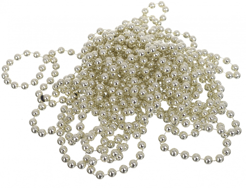 Бусы для елки в тубе в ассортименте EPI-No.17-75-6 6 мм 6 м