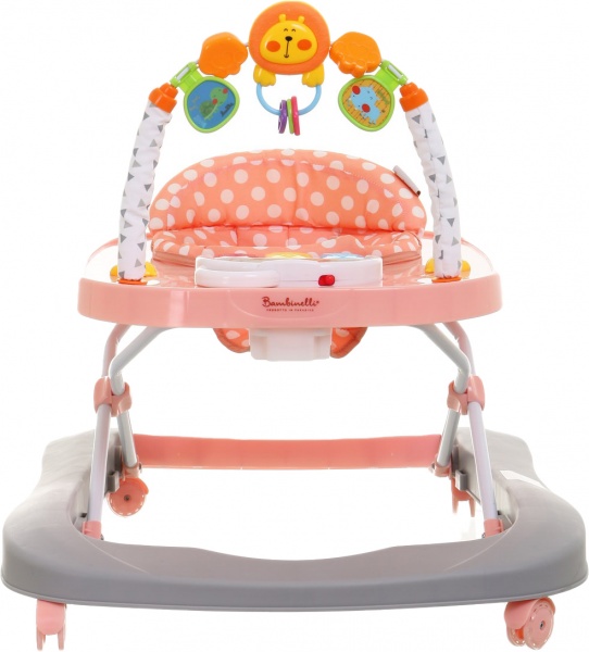 Ходунки Bambinelli Львенок коралловый W1507UR6/pink