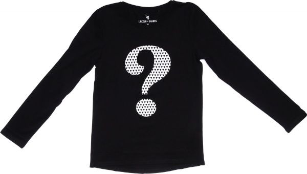 Футболка для дівчаток LINCOLN&SHARKS 4H3907 р.146 чорний 
