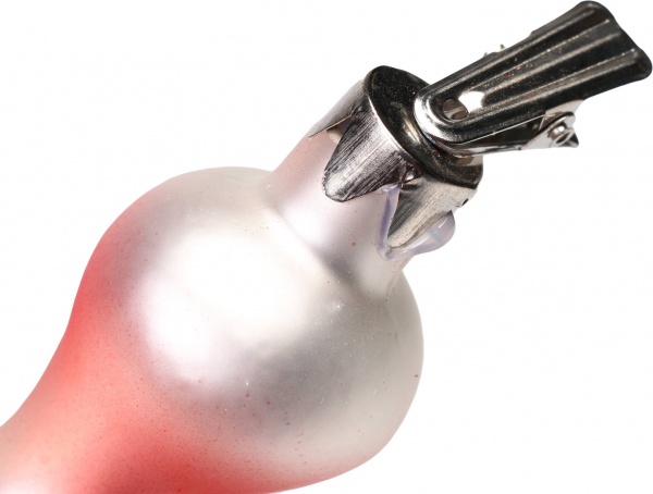 Підвіска Грибочек 9 см червоний