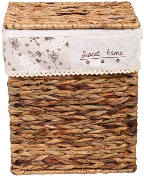 Кошик плетений Tony Bridge Basket з текстилем 36х26х44 см XTA19-61AB-2 
