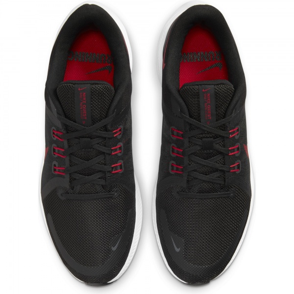 Кроссовки Nike Quest 4 DA1105-001 р.US 7,5 черно-красный