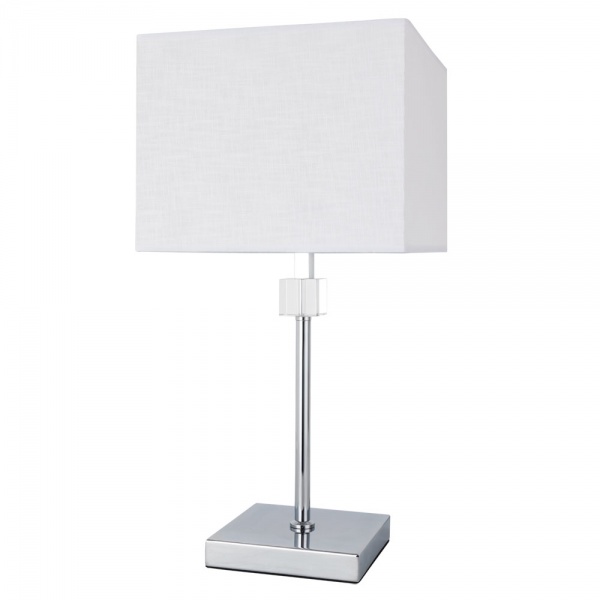 Настільна лампа декоративна Arte Lamp 1x60 Вт E27 нікель/хром A5896LT-1CC 