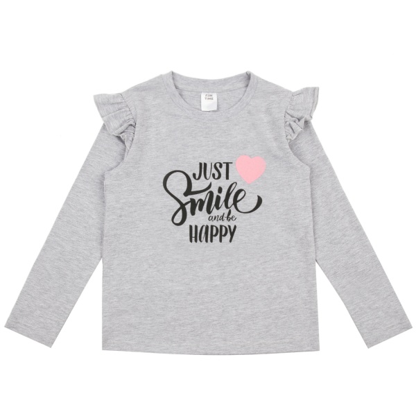 Джемпер для дівчинки Funtime Smile р.98 сірий 