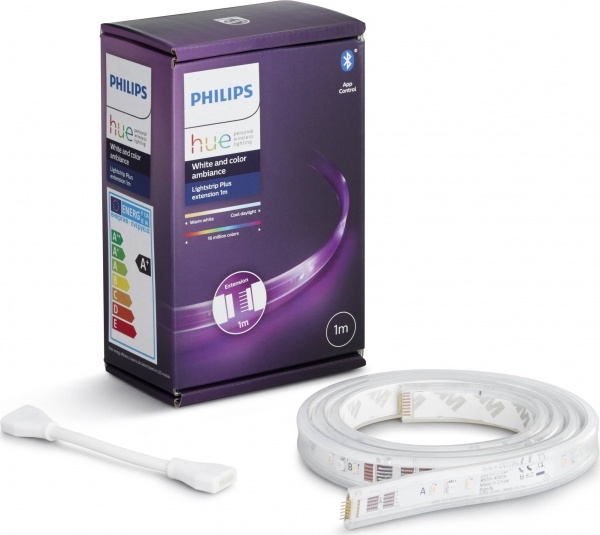 Удлинитель для умной LED-ленты Philips 20 Вт 929002269210 Hue Plus 2000K-6500 K Color Bluetooth 1 м