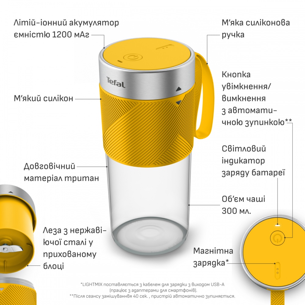 Блендер портативный Tefal LightMix BL1C0230