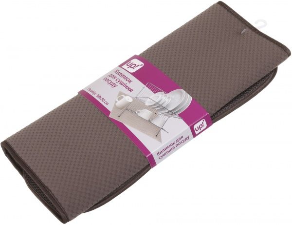 Коврик для сушки посуды 38х50 см кофе UP! (Underprice)