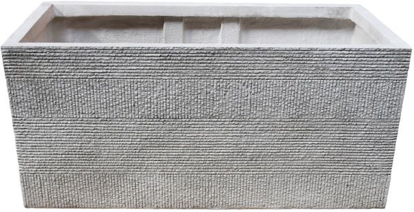 Кашпо Engard Оттава 99х46х46 см прямокутний 209 л бежево-сірий (GA68-3) 