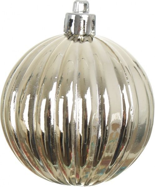 Набор елочных шаров пластиковых серебряно-синий d60 мм 50 шт./уп. 