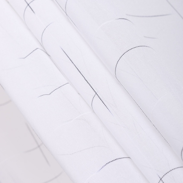 Тюль Lines 290х275 см білий La Nuit