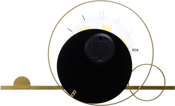 Часы настенные дерево и металл 50 см