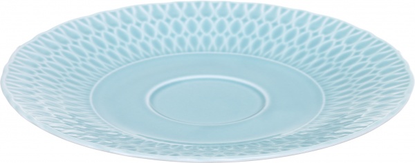 Блюдце Sofia 16 см фарфоровое ментоловое Cmielow