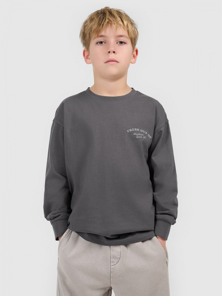 Футболка 4F LONGSLEEVE M535 4FJWSS26TLONM535-22S р.140 коричневый