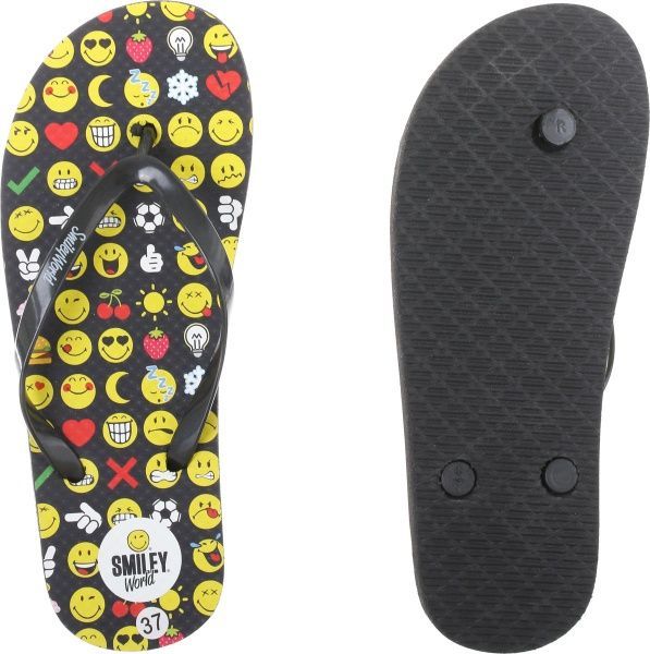Шлепанцы Funny emoticon р. 37 черный