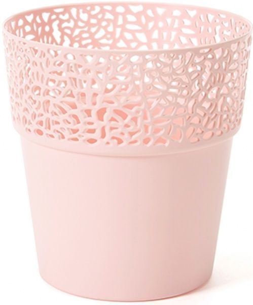 Горшок Lamela Росса 145 круглый розовая пудра 