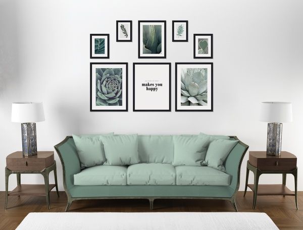 Набор галерейный Art Poster AP8-004 листья SvitArt 