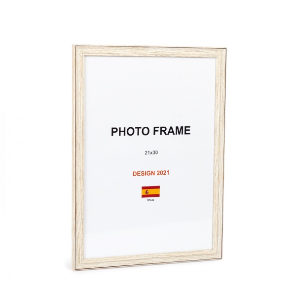 Рамка для фото 1 фото 21х30 см дерево світле 