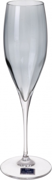 Набор бокалов для шампанского Monalisa Allegria Smoke 260 мл 6 шт. Vema 