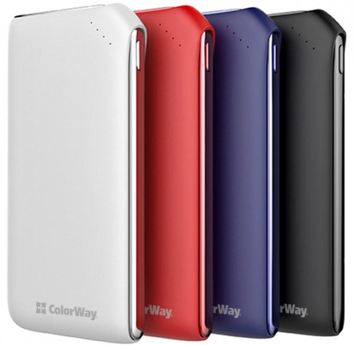 Внешний аккумулятор (Powerbank) ColorWay Soft touch Ligthning + USB QC3.0 + USB-C PD 18W 10000 mAh black (CW-PB100LPE3BK-PD) 