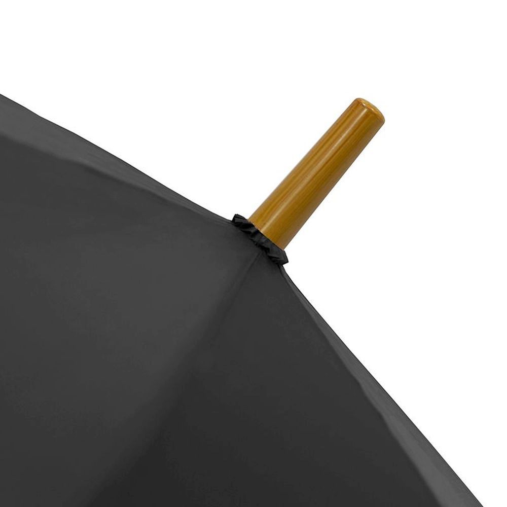 Парасолька-тростина Bergamo напівавтомат PROMO чорний