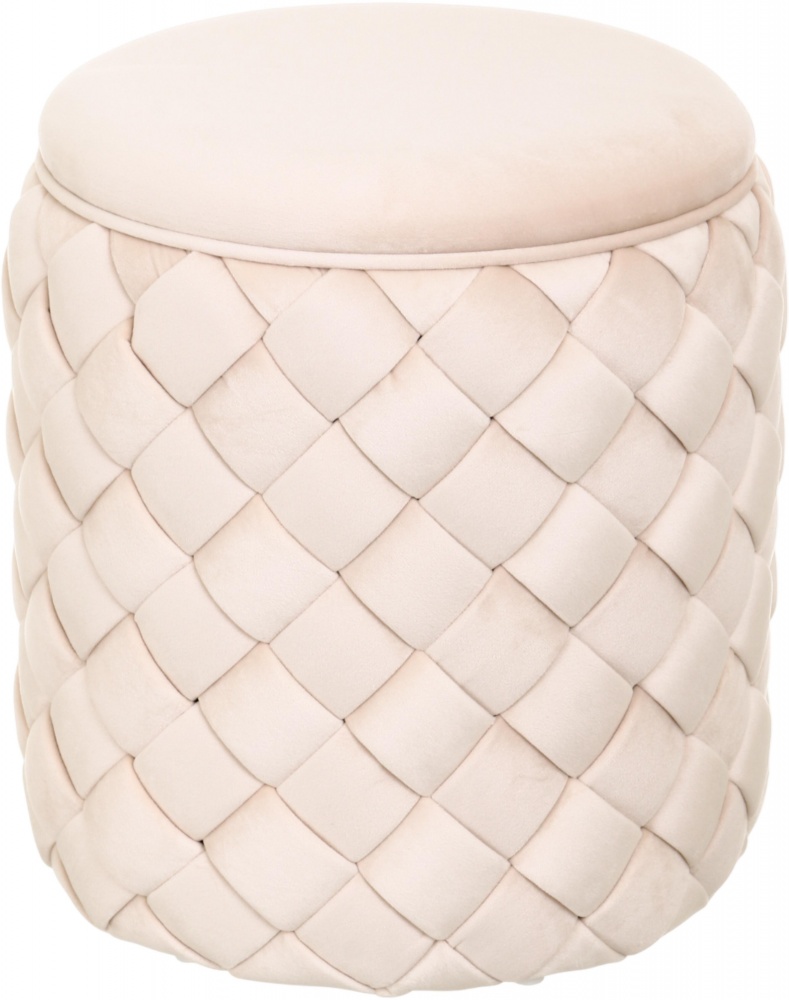 Сундук-пуф Sensio для хранения Linea 375х415х375 мм айвори (HS-CR1S)