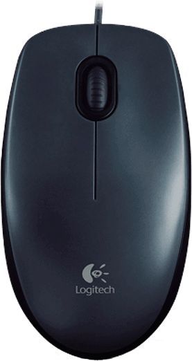 Мишка Logitech M100 - EMEA (L910-005003) grey 