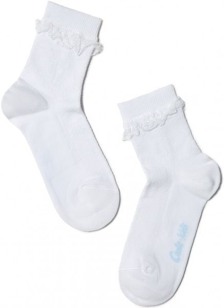 Носки детские Conte-Kids CK Tip-Top (с кружевной лентой) 7С-11СП 080 р.16 белый 