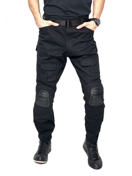 Штани ESDY тактичні з наколінниками р. XL Black
