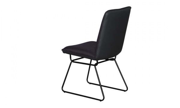 Стілець обідній Фльор тканина X-1549 460х640х905 мм чорний/фіолетово-чорний