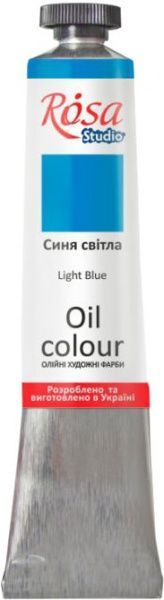 Фарба олійна Синя світла 326518 60 мл Rosa Studio