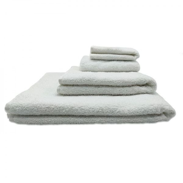 Полотенце махровое 30х70 см 360 г/кв.м 30x70 см белый Simi 